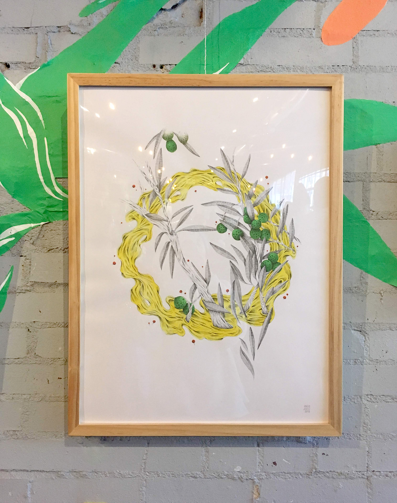 dibujos orgánicos (solo), Creature Comforts, Athens GA, 2018