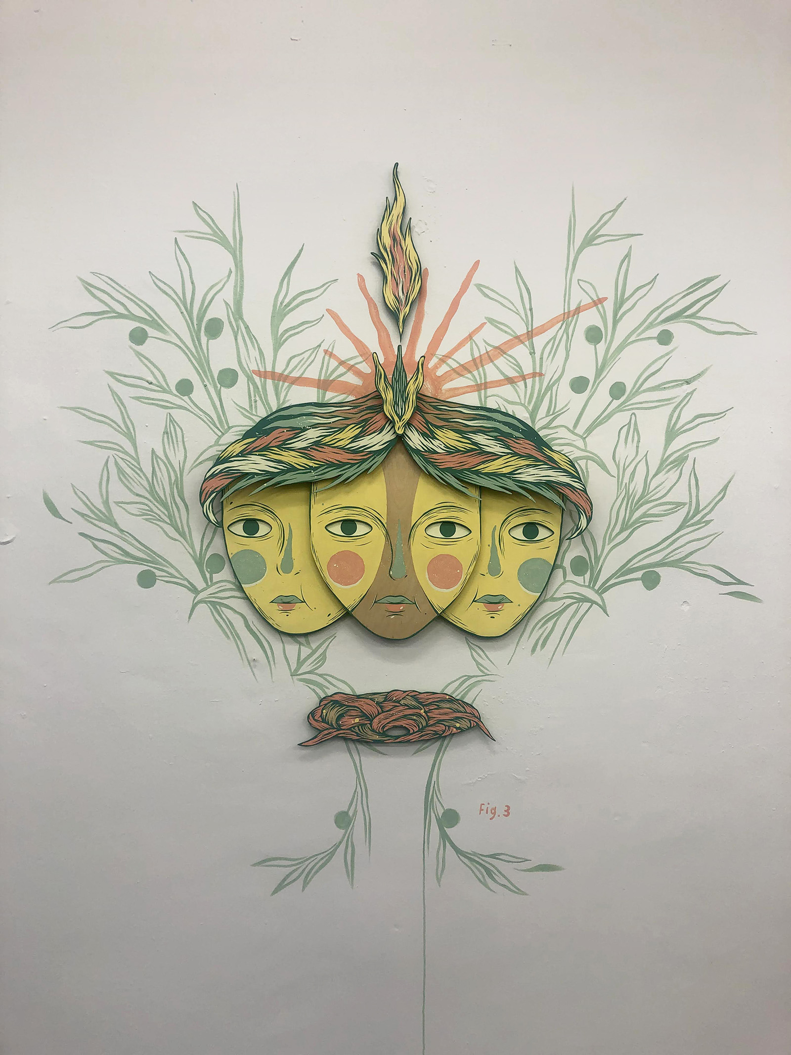 layered thoughts (2021), Cateye Gallery, Atlanta GA, 2021
