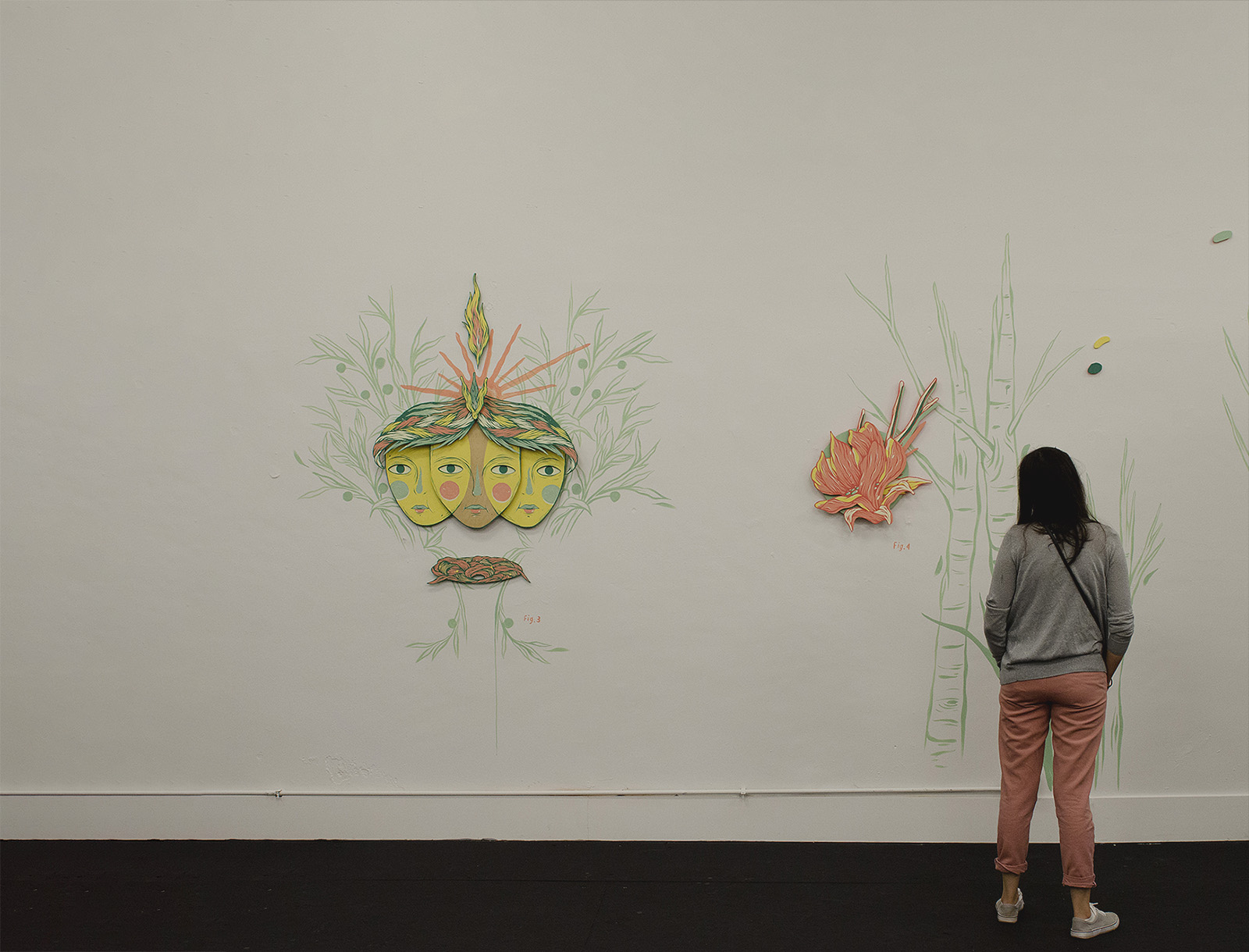 layered thoughts (2021), Cateye Gallery, Atlanta GA, 2021